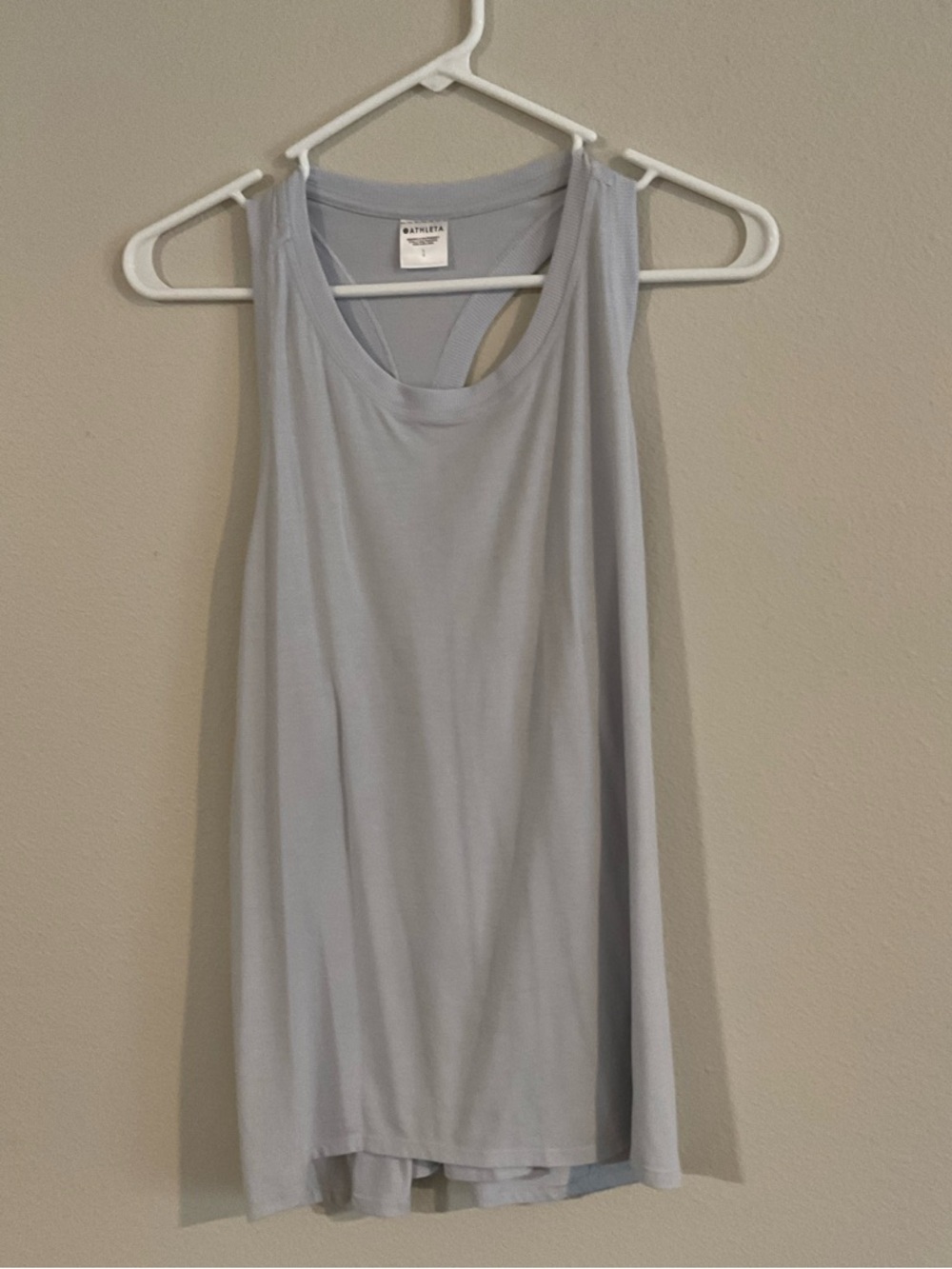 Athleta Pale Blue Racerback Tank Top